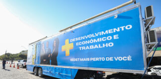 Carreta Sedet Mais Perto de Você Rodoviária presta atendimento na Rodoviária do Plano Piloto