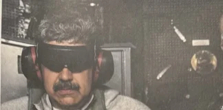 Trump divulga foto de Maduro algemado após captura