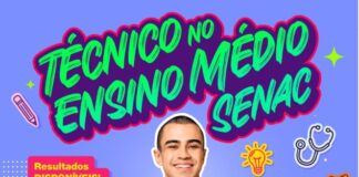 Senac-DF divulga lista de aprovados para Programa Técnico no Ensino Médio
