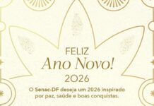 Senac-DF deseja um 2026 de conquistas, paz e prosperidade