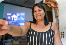 Cartão Material de Construção já foi entregue a 249 famílias no Recanto das Emas e em Santa Luzia, na Estrutural