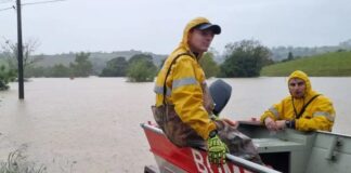 Ciclone extratropical se intensifica e provoca temporais em Santa Catarina