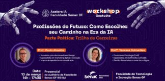 Faculdade Senac-DF realiza workshop gratuito sobre Profissões do Futuro e carreiras na era da IA