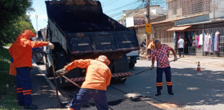 Força-tarefa aplica 25 toneladas de asfalto e remove 64 toneladas de entulho em Ceilândia