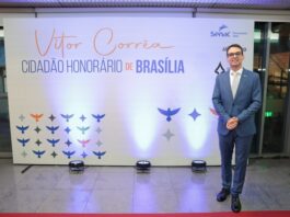 Em noite histórica, Vitor Corrêa é homenageado como Cidadão Honorário de Brasília