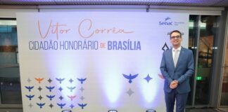 Em noite histórica, Vitor Corrêa é homenageado como Cidadão Honorário de Brasília