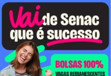 Senac-DF abre inscrições para bolsas de estudo integrais em cursos livres