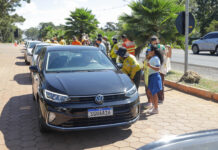 Blitz educativa mobiliza comunidade no Park Way para prevenir incêndios florestais