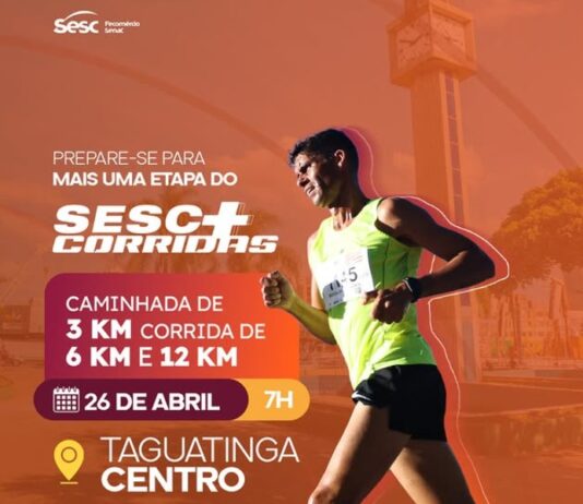 Últimas vagas para etapa Taguatinga do Sesc+Corridas no DF