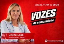Vozes da comunidade recebe Celina Leão