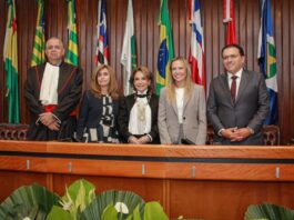 Governadora Celina Leão participa de posse dos novos dirigentes do TRF1