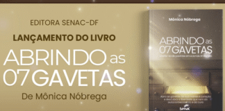 Editora Senac-DF lança livro “Abrindo as 7 Gavetas”, de Mônica Nóbrega, sobre emoções