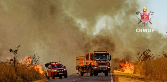 CBMDF reforça combate aos incêndios