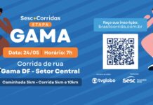 Inscrições abertas para o Sesc+Corridas – Etapa Gama
