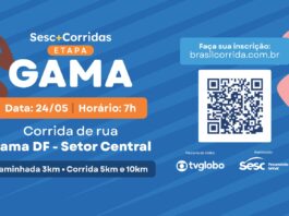 Inscrições abertas para o Sesc+Corridas – Etapa Gama