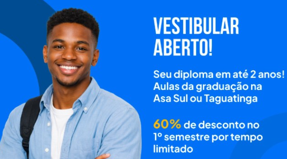 Última chance no vestibular Senac brasilia