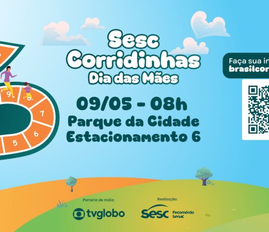 Sesc promove corrida infantil no Parque da Cidade para celebrar Dia das Mães