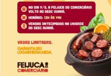 Feijuca do Comerciário chega à 3ª edição no Sesc Guará