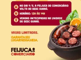 Feijuca do Comerciário chega à 3ª edição no Sesc Guará