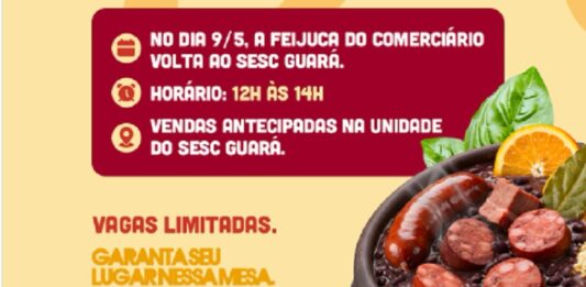 Feijuca do Comerciário chega à 3ª edição no Sesc Guará