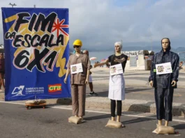 Governo lança campanha nacional pelo fim da escala 6×1 no país