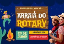 Arraiá do Rotary leva música, sabores e solidariedade