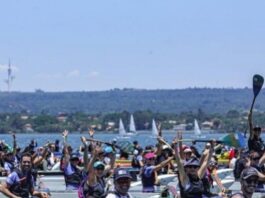 Brasília recebe mais de 360 atletas na abertura do Campeonato Brasiliense de Canoa Havaiana