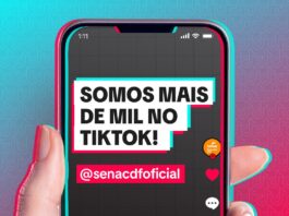 Com foco em educação profissional e carreira, TikTok do Senac-DF chega a mil seguidores