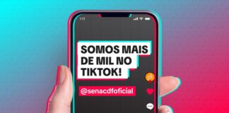 Com foco em educação profissional e carreira, TikTok do Senac-DF chega a mil seguidores