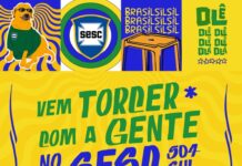 Sesc 504 Sul transmite estreia do Brasil com roda de samba
