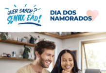 Senac EAD oferece 30% de desconto em cursos livres durante campanha de Dia dos Namorados