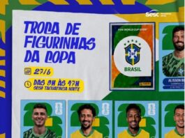Sesc-DF promove evento com troca de figurinhas da Copa