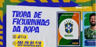 Sesc-DF promove evento com troca de figurinhas da Copa