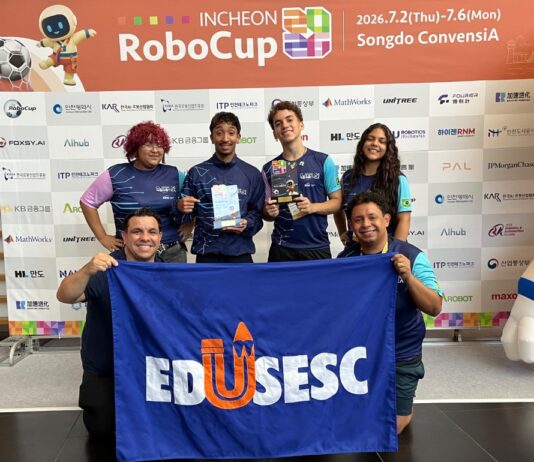 EduSesc conquista dois troféus no Mundial de Robótica realizado na Coreia do Sul