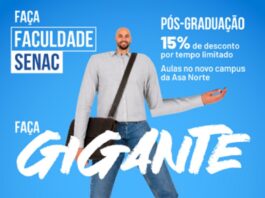 Faculdade Senac oferece 15% de desconto em cursos de pós-graduação