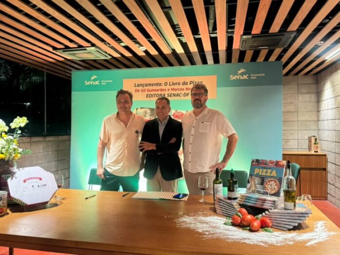 Livro celebra a pizza napolitana e reforça Brasília como referência da gastronomia brasileira brasilia senac