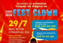 Festclown 2026 leva oficinas gratuitas ao Setor Comercial Sul