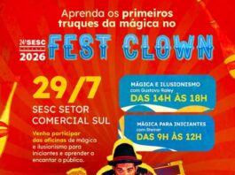 Festclown 2026 leva oficinas gratuitas ao Setor Comercial Sul