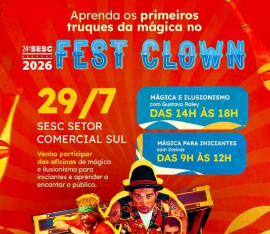 Festclown 2026 leva oficinas gratuitas ao Setor Comercial Sul