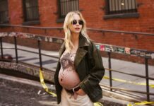Isa Scherer exibe barrigão de 7 meses de gravidez em ensaio