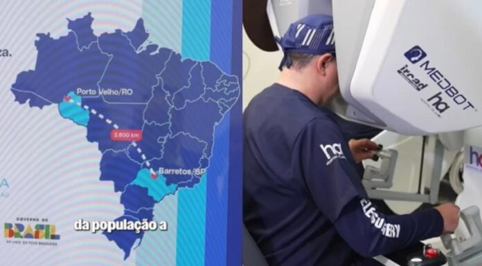 SUS realiza primeira telecirurgia robótica oncológica de longa distância em hospital filantrópico saude