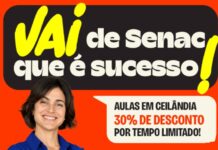 Senac-DF oferece cursos com até 30% de desconto