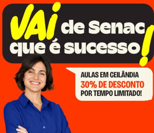 Senac-DF oferece cursos com até 30% de desconto