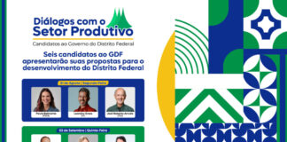 Setor produtivo sabatina candidatos ao GDF nos dias 31/8 e 3/9