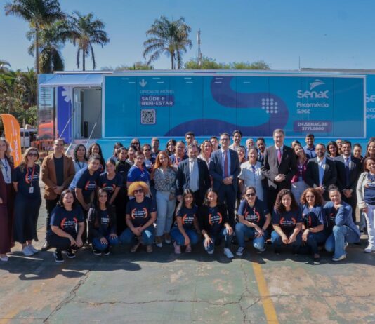 Nova carreta de Saúde do Senac-DF é inaugurada nesta quarta-feira (19), na 903 Sul