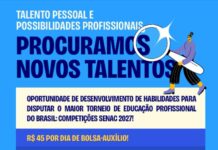 Senac-DF busca novos talentos para Competições Senac 2027