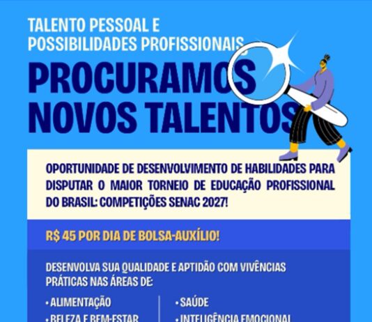 Senac-DF busca novos talentos para Competições Senac 2027