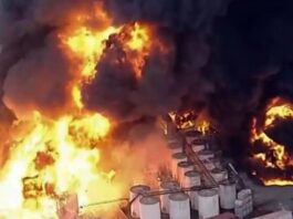 Bombeiros controlam incêndio em fábrica após 33 horas de combate