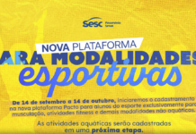 Sesc-DF inicia recadastramento de alunos para nova plataforma esportiva