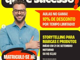 Senac-DF abre vagas para curso de Storytelling